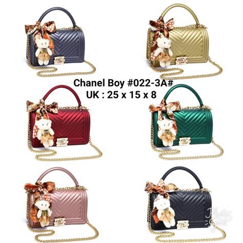 harga tas chanel boy jelly|coco chanel bag.